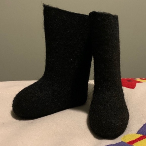 Authentic Russian Kids Boiled Wool Felt Valenki Boots - Picture 1 of 8